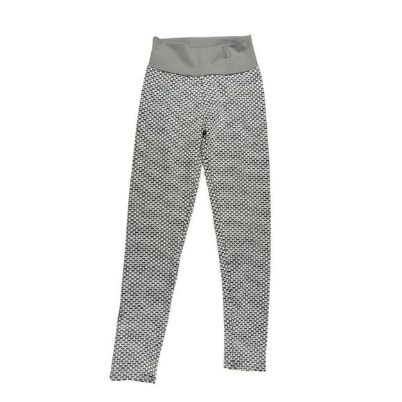 Honeycomb ruching leggings Two Tone  XS - Picture 1 of 3